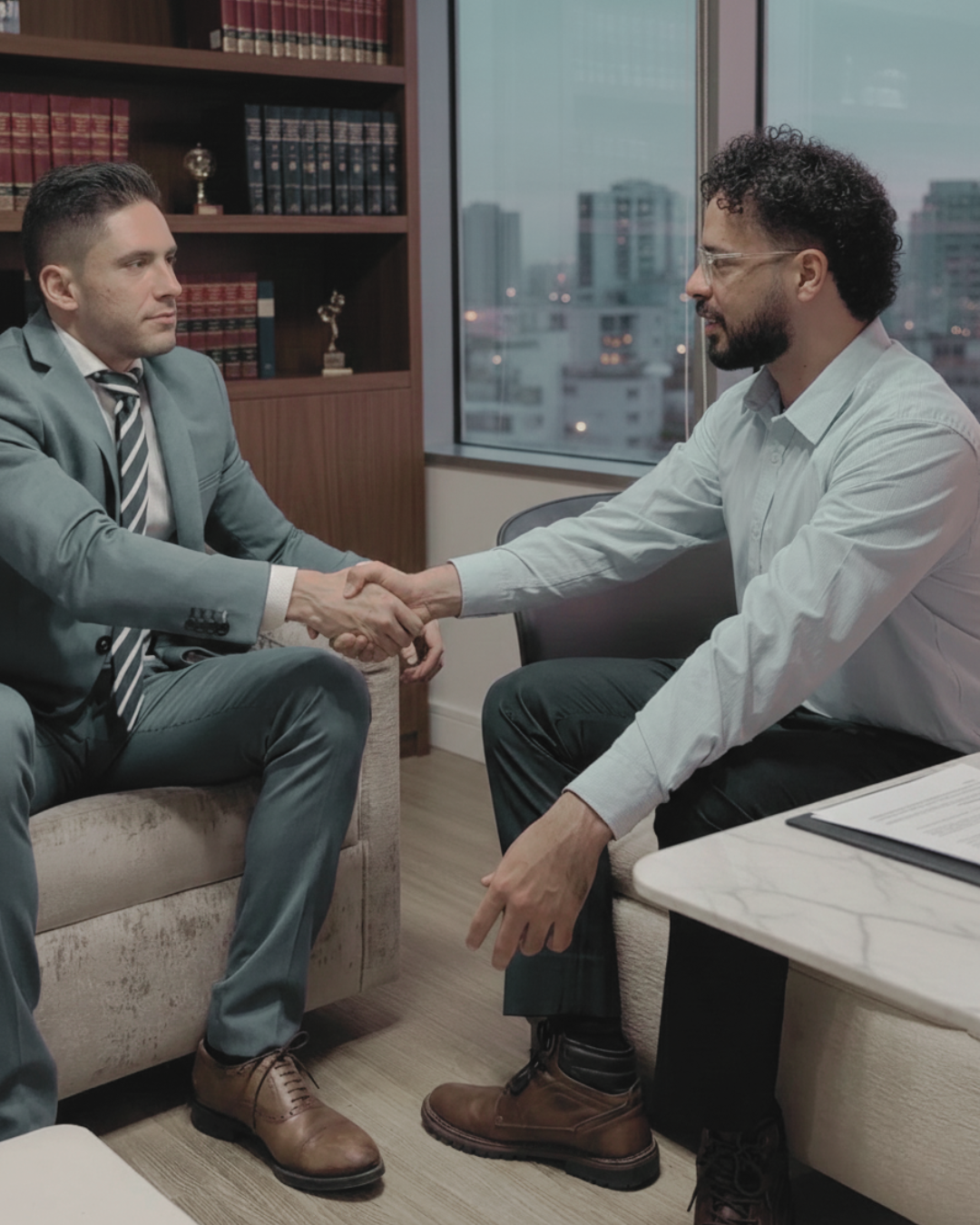 Representación en audiencia